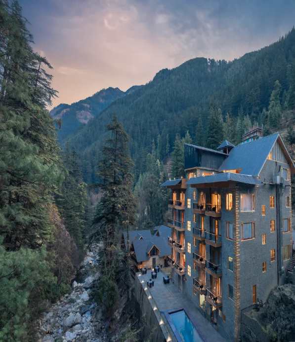 Luxury resort in Jibhi