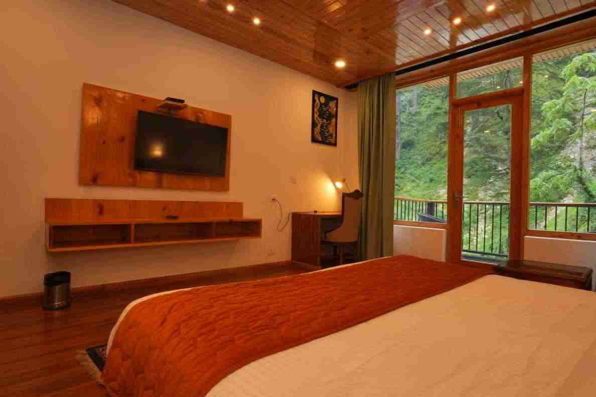 Mountain view resort in Jibhi